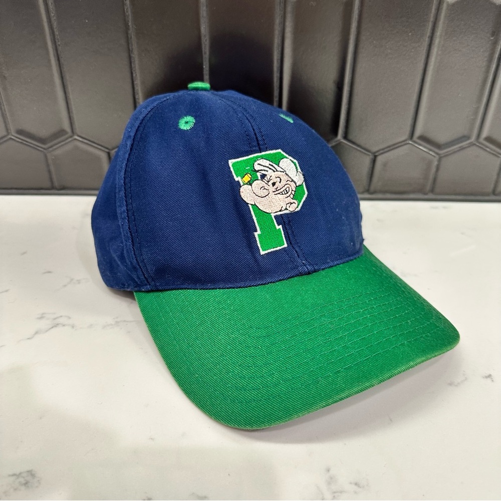 Vintage 1993 Popeye the Sailer Man Blue Green Hat
